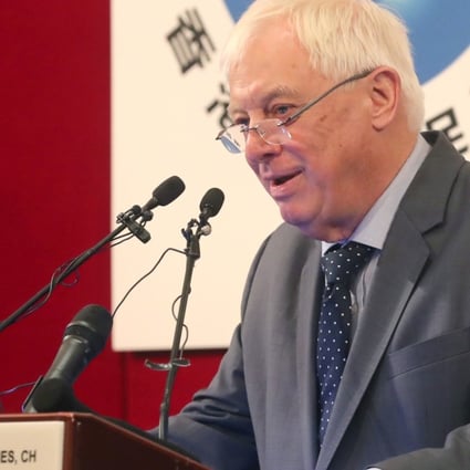 Chris Patten said he did not think Chinese people do not care about human rights and politics because of Confucianism, as some have suggested. Photo: Edward Wong