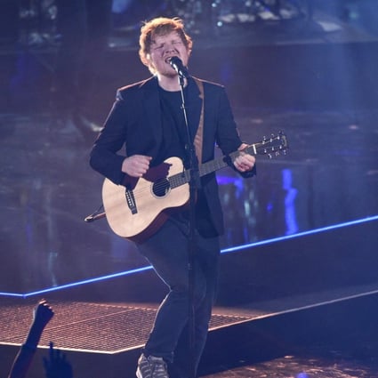 Sheeran fitted his 20-minute living room gig in between two concerts in Washington. Photo: AP