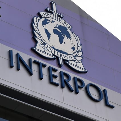 China’s state media on Monday said that the country was involved in about 3,000 investigations with Interpol. Photo: AFP