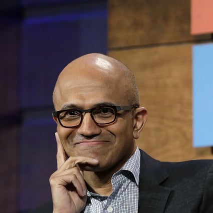 Microsoft CEO Satya Nadella listens to a question at the annual Microsoft shareholders meeting in Bellevue, Washington. Nadella has written an autobiography recounting his efforts to transform the technology company with a focus on empathy and changing its workplace culture. Photo: AP