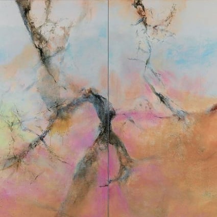 Zao Wou-Ki’s “24.12.2002 Diptyque” (2002) fetched US$5 million at auction in Shanghai.