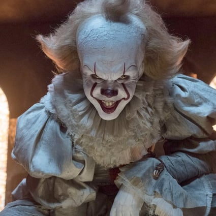 Swedish actor Bill Skarsgard plays Pennywise the Dancing Clown in the new Stephen King movie It. Photo: Brooke Palmer, Warner Bros. Pictures