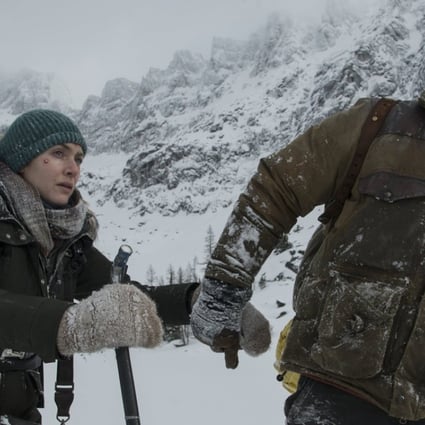 Kate Winslet and Idris Elba in a still from The Mountain Between Us (category IIB), directed by Hany Abu-Assad.
