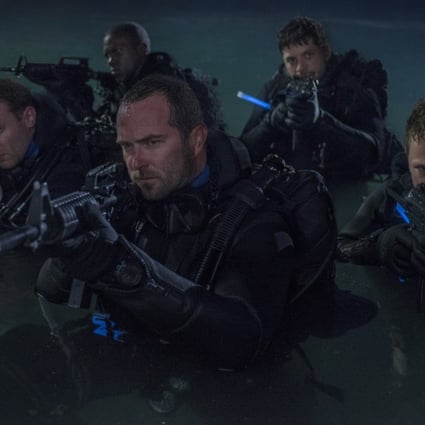 Sullivan Stapleton (front) leads a team of Navy Seals in the film Renegades (category IIA) directed by Steven Quale. It also stars J.K. Simmons, Sylvia Hoeks and Charlie Bewley. Photo: R. Bajo