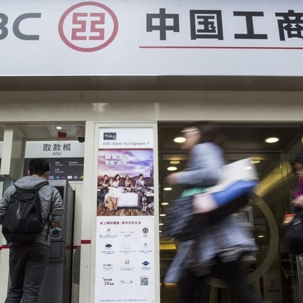 Industrial and Commercial Bank of China is among the nation’s big four lenders to have set up inclusive finance departments. Photo: Bloomberg