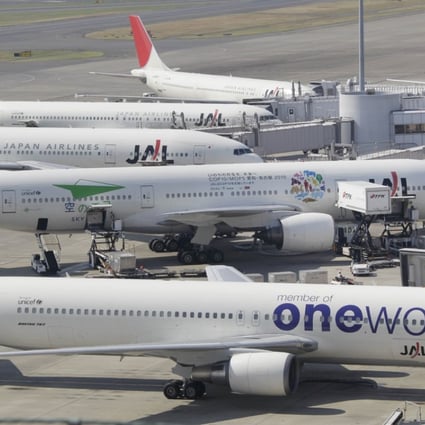 Tokyo’s Haneda airport. A dog checked as cargo escaped before being loaded onto a plane, causing a runway to be shut temporarily and disrupting 14 flights. File photo: AP
