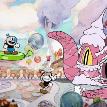 The gameplay of Cuphead (for PC and Xbox One) is similar to run ‘n’ gun games of old, though most of the action revolves around big boss battles.