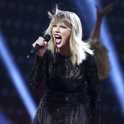 Taylor Swift performs in Houston, Texas. Photo: John Salangsang/Invision/AP