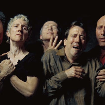 A still from Bill Viola's video arkwork The Quintet of the Astonished (2000), on show in Guangzhou.