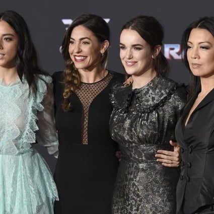 (From left) Chloe Bennet, Natalia Cordova-Buckley, Elizabeth Henstridge and Ming-Na Wen at the world premiere of Thor: Ragnarok at the El Capitan Theatre in Los Angeles on Tuesday. Photo: AP
