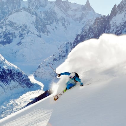 Skiing in the Chamonix area of the French Alps. Photo: Handout