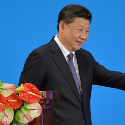 President Xi Jinping was elevated to the status of “core” leader of the party last year. Photo: AP