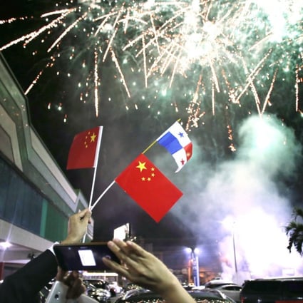People watch fireworks during celebrations in June in Panama City to mark the establishment of diplomatic relations between China and Panama. Photo: Xinhua