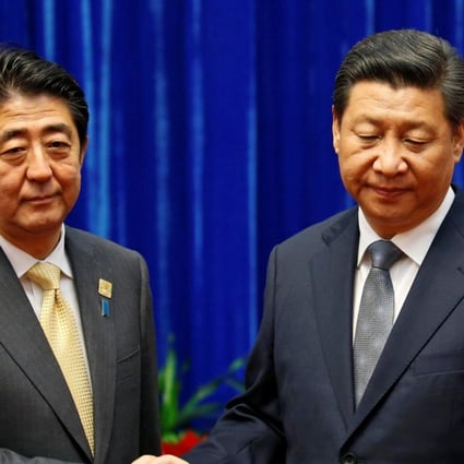 Japanese Prime Minister Shinzo Abe with Chinese President Xi Jinping. With an election victory on the cards, Abe will be focused on China relations. Photo: Reuters
