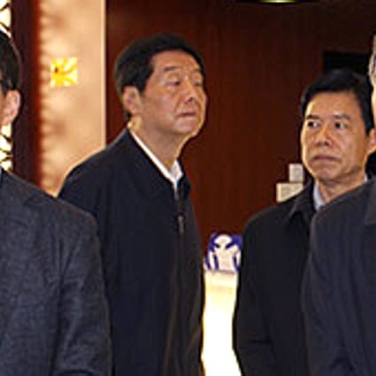 Han Zheng (left) and Wang Yang are expected to ascend to the supreme Politburo Standing Committee. Photo: Handout