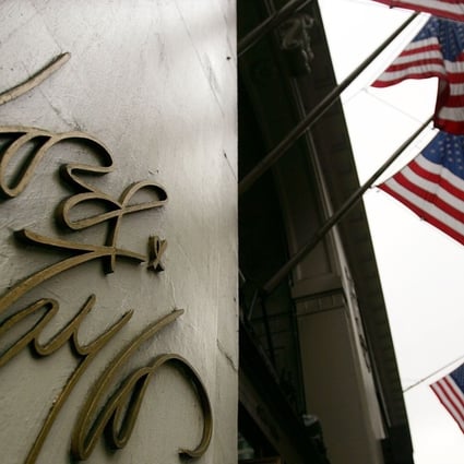 The Lord&Taylor department store in New York City. WeWork on October 24, 2017 announced a deal to buy the oldest luxury department store in the US. Photo: Agence France-Presse
