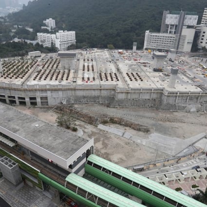 The Wong Chuk Hang MTR station on the south side of Hong Kong Island. MTR Corp is seeking bidders for a plot of land for residential development near the station. Photo: Edward Wong
