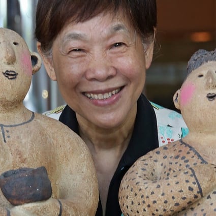 Sculptor Rosanna Li’s signature figurines at the Reunion exhibition look the same as always – fat, and clumsy but happy. Photo: David Wong
