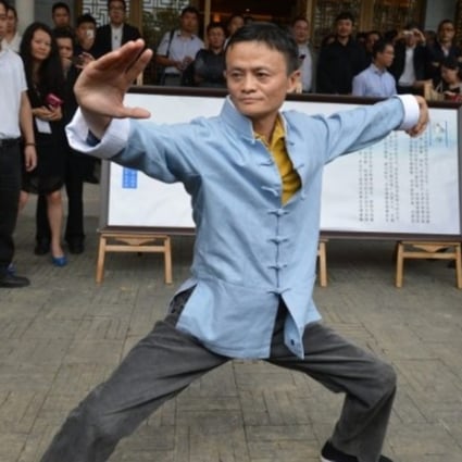 Jack Ma is appearing in the movie to promote tai chi. Photo: Alibaba