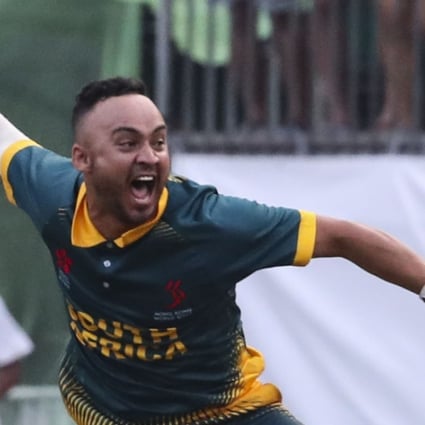 South Africa captain Aubrey Swanepoel wants to come back for the T20 Blitz after his last ball heroics at the Hong Kong World Sixes on Sunday. Photos: K. Y. Cheng