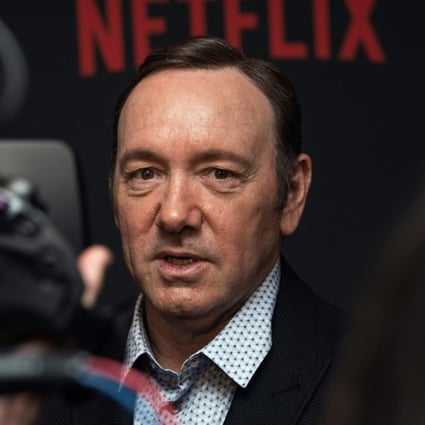 Kevin Spacey arrives for a House of Cards premiere. Netflix has suspended production on the sixth season of the series, in which Spacey stars, following the accusations against him of sexual harassment. Photo: AFP