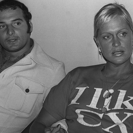 Australian Linda McGill and her fiancé, Dr Bruce Logan, ahead of McGill’s Cathay Pacific-sponsored swim around Hong Kong Island, in 1976.