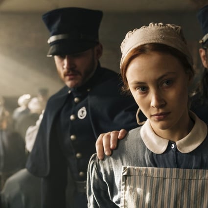 Sarah Gadon in a still from Alias Grace. Gadon began performing professionally at nine years old as a ballerina in a production of The Nutcracker. Photo: TNS