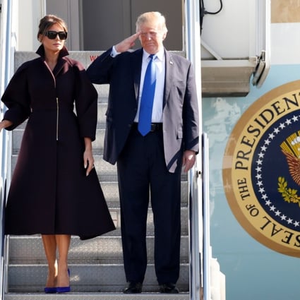 US President Donald Trump and his wife Melania are due to arrive in Beijing on Wednesday. Photo: Reuters