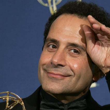 Tony Shalhoub poses backstage with his award for Outstanding Lead Actor in a Comedy Series for his role in “Monk” at the 57th annual Prime time Emmy Awards in Los Angeles in 2005. Photo: Reuters