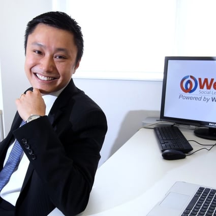 Simon Loong, the founder and chief executive of WeLab, the Hong Kong company that operates WeLend. Photo: SCMP