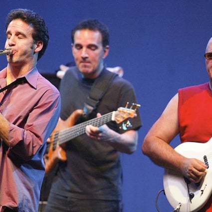 The Chick Corea Elektric Band (from left): saxophonist Eric Marienthal, bassist Ric Fierabracci and guitarist Frank Gambale at Hong Kong’s Queen Elizabeth Stadium in 2005. Photo: AFP