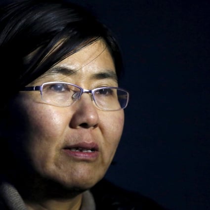 The 18-year-old son of human rights lawyer Wang Yu (pictured) has again been stopped from leaving China. Photo: Reuters