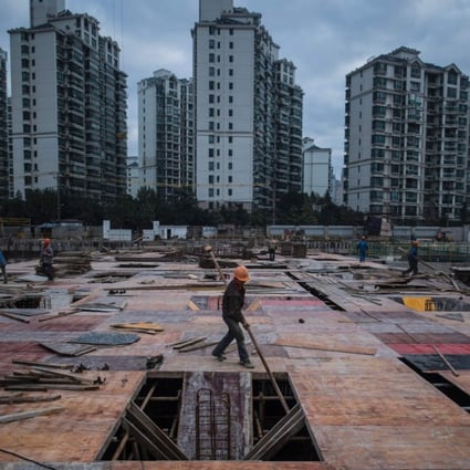 Only 7,400 square metres of new residential flats entered the market in Shanghai in October. Photo: AFP