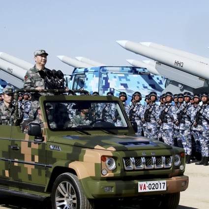 Xi Jinping is trying to improve the People’s Liberation Army’s combat readiness. Photo: Xinhua via AP