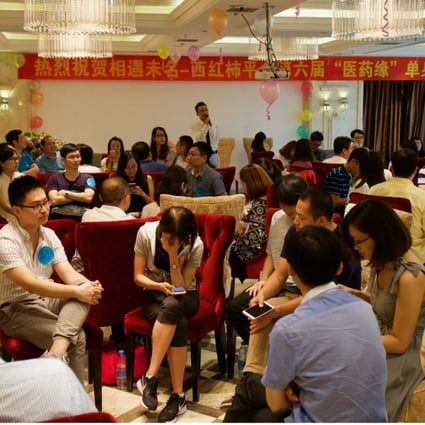 China’s matchmaking and dating service business, where providers organise events to help young people find partners, is booming amid the rapid increase in the number of single adults in the country. Photo: Tom Wang