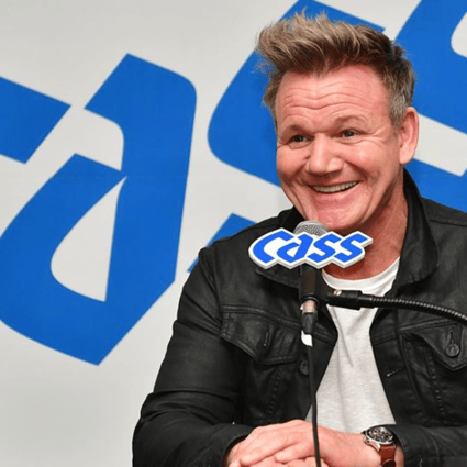 British celebrity chef Gordon Ramsay speaks during a press conference at Conrad Seoul, Saturday. Photo: Oriental Brewery