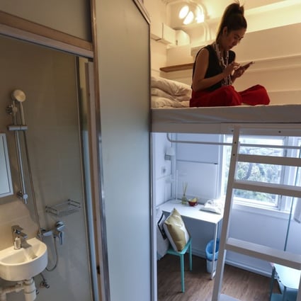 The interior of Eton Properties’ co-living space in Shouson Hill Road. Photo: Nora Tam