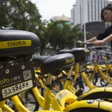 Ofo already allow users with a score of at least 650 on Sesame Credit to rent its bicycles deposit-free. Photo: May Tse