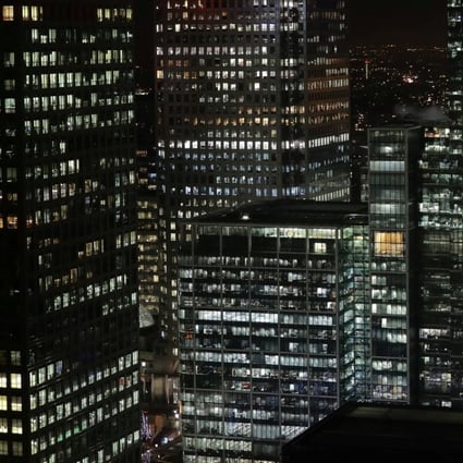 Offices in the financial district of Canary Wharf in London on January 19, 2017. Photo: REUTERS