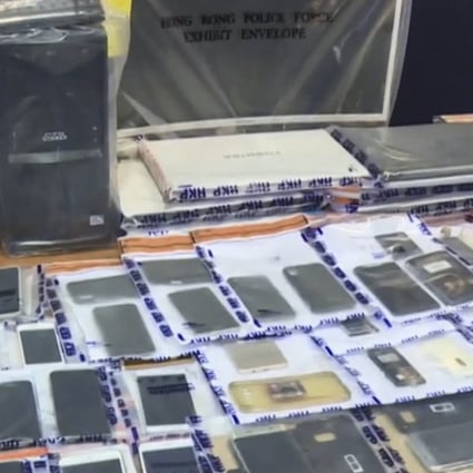 Records of illegal bets were found in a joint operation by Hong Kong police and their mainland Chinese counterparts. Photo: Handout