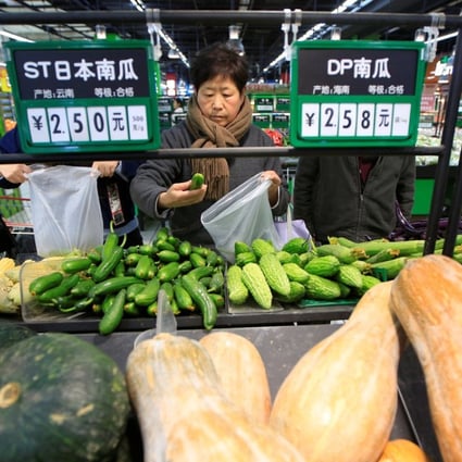 China’s fresh food e-commerce is expected to hit US$22.65 billion this year, according to the projection by China E-commerce Research Center. Photo: Reuters