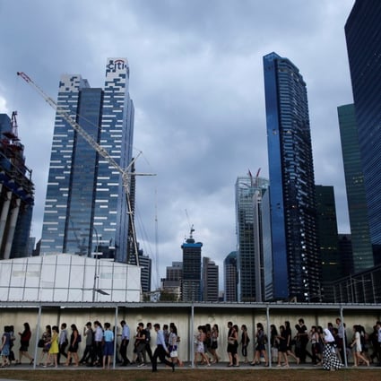 According to a CBRE survey, 85pc of occupiers in the Asia-Pacific region anticipate an increase in mobility intheir future workforce. Photo: Reuters 