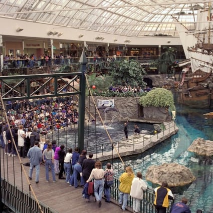West Edmonton Mall, which opened in September 1981, features the world’s largest indoor amusement park. Photo: SCMP Handout