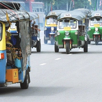 In some Thai destinations, tourists have limited transport options beyond overpriced tuk-tuks and rental cars. Photo: AFP