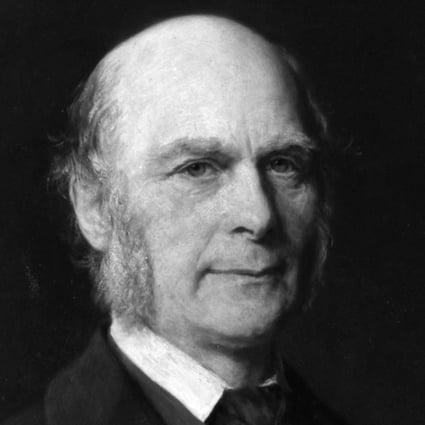A 1882 oil on panel of British polymath Francis Galton, by German painter Gustav Graef. Picture: Alamy