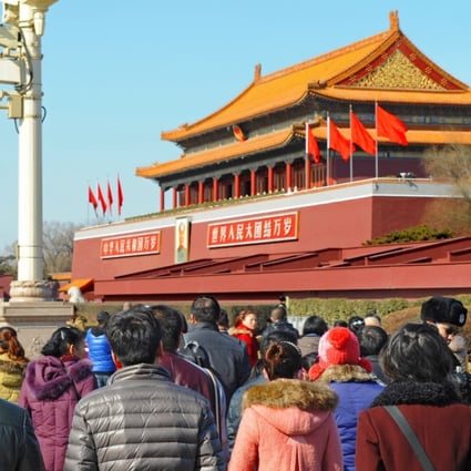 Visitors to the Tiananmen area in Beijing during the Chinese National Day holiday. Photo: Shutterstock
