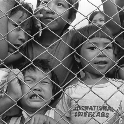 Vietnamese children in a Hong Kong refugee camp in 1985. Photo: SCMP