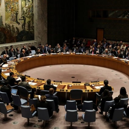 The United Nations Security Council meets to discuss imposing new sanctions on North Korea in New York. Photo: Reuters