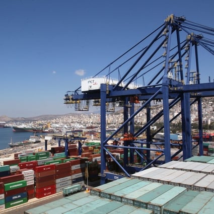A Chinese state firm has a 51 per cent stake in Greece’s largest port Piraeus. Photo: Xinhua