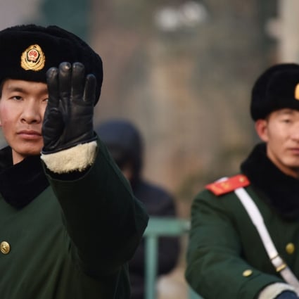 China’s People’s Armed Police will fall under the sole command of the Central Military Commission, chaired by President Xi jinping. Photo: AFP